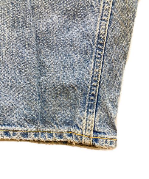 upper hights（アッパーハイツ）upper hights (アッパーハイツ) THE NIECE ハイライズストレート デニムパンツ サックスブルー サイズ:W24の古着・服飾アイテム