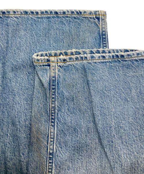 upper hights（アッパーハイツ）upper hights (アッパーハイツ) THE NIECE ハイライズストレート デニムパンツ サックスブルー サイズ:W24の古着・服飾アイテム