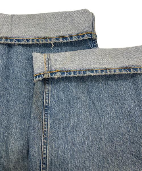 upper hights（アッパーハイツ）upper hights (アッパーハイツ) THE NIECE ハイライズストレート デニムパンツ サックスブルー サイズ:W24の古着・服飾アイテム