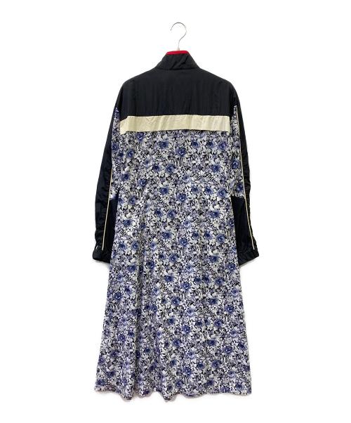 X-GIRL（エックスガール）X-GIRL (エックスガール) GRANDMA FLORAL TRACK DRESS ブラック サイズ:１の古着・服飾アイテム