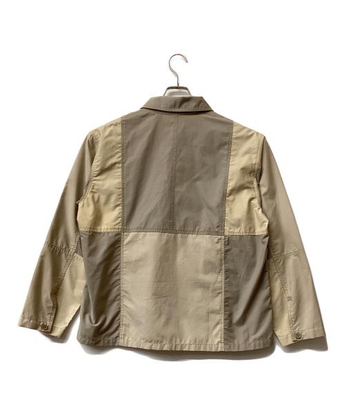 SEEALL（シーオール）SEEALL (シーオール) RECONSTRUCTED WORK SHIRTS(リコンストラクテッド ワーク シャツ) ベージュ サイズ:2の古着・服飾アイテム