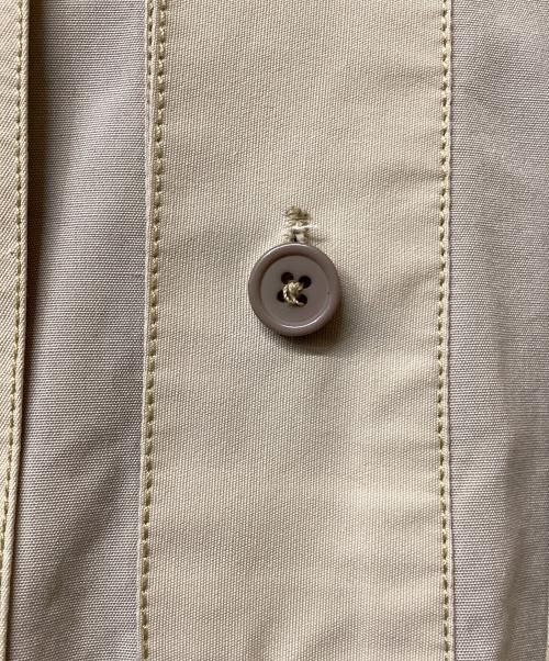 SEEALL（シーオール）SEEALL (シーオール) RECONSTRUCTED WORK SHIRTS(リコンストラクテッド ワーク シャツ) ベージュ サイズ:2の古着・服飾アイテム