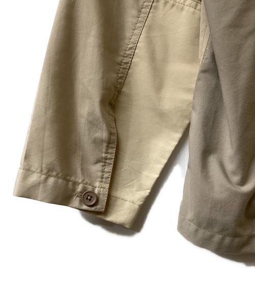 SEEALL（シーオール）SEEALL (シーオール) RECONSTRUCTED WORK SHIRTS(リコンストラクテッド ワーク シャツ) ベージュ サイズ:2の古着・服飾アイテム