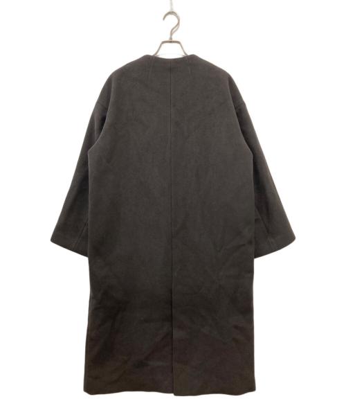 IENA（イエナ）IENA (イエナ) MANTECOノーカラーコート ブラウン サイズ:38の古着・服飾アイテム