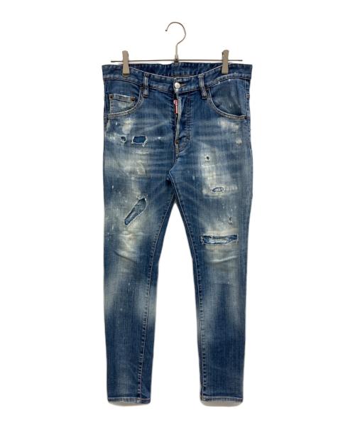 DSQUARED2（ディースクエアード）DSQUARED2 (ディースクエアード) Skater Jean ブルー サイズ:46の古着・服飾アイテム
