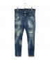 DSQUARED2（ディースクエアード）の古着「Skater Jean」｜ブルー