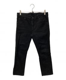 DSQUARED2（ディースクエアード）の古着「デニムパンツ」｜ブラック