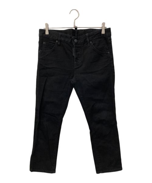 DSQUARED2（ディースクエアード）DSQUARED2 (ディースクエアード) デニムパンツ ブラック サイズ:40の古着・服飾アイテム