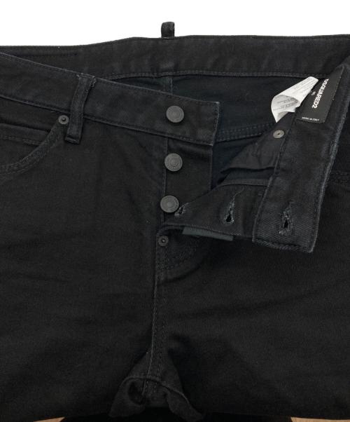 DSQUARED2（ディースクエアード）DSQUARED2 (ディースクエアード) デニムパンツ ブラック サイズ:40の古着・服飾アイテム