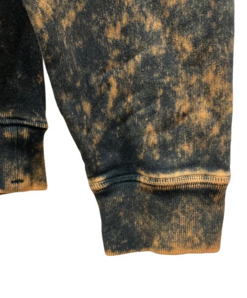 STONE ISLAND（ストーンアイランド）STONE ISLAND (ストーンアイランド) アシッドウォッシュ オフダイ プルオーバー スウェットパーカー オレンジ サイズ:Mの古着・服飾アイテム