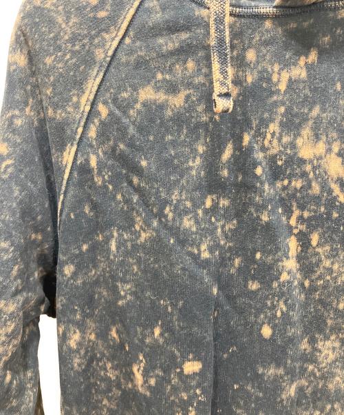 STONE ISLAND（ストーンアイランド）STONE ISLAND (ストーンアイランド) アシッドウォッシュ オフダイ プルオーバー スウェットパーカー オレンジ サイズ:Mの古着・服飾アイテム