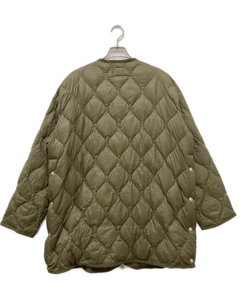 TAION（タイオン）TAION (タイオン) ダウンコート カーキ サイズ:Freeの古着・服飾アイテム