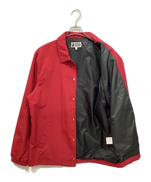 A BATHING APE（ア ベイシング エイプ）A BATHING APE (ア ベイシング エイプ) コーチジャケット レッド サイズ:Lの古着・服飾アイテム