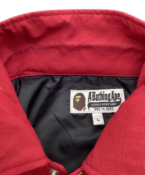 A BATHING APE（ア ベイシング エイプ）A BATHING APE (ア ベイシング エイプ) コーチジャケット レッド サイズ:Lの古着・服飾アイテム