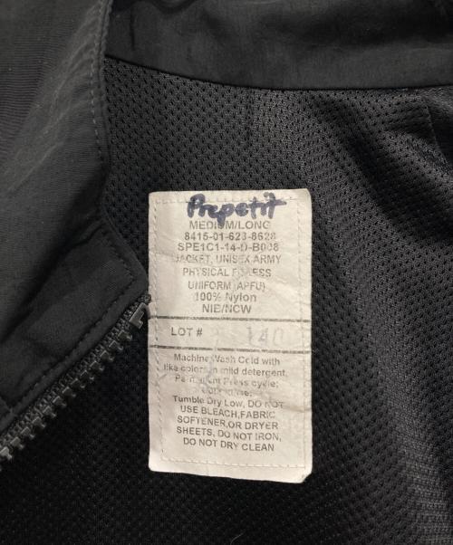 US ARMY（ユーエスアーミー）US ARMY (ユーエスアーミー) APFU トレーニングジャケット ブラック×イエロー サイズ:Mの古着・服飾アイテム