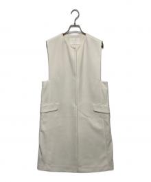 BALLSEY（ボールジィ）の古着「ドライアムンゼン クルーネックロングジレ」｜ホワイト