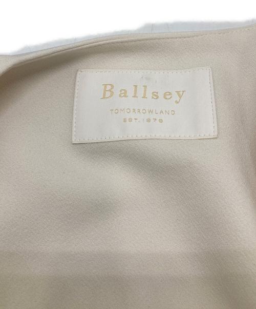 BALLSEY（ボールジィ）BALLSEY (ボールジィ) ドライアムンゼン クルーネックロングジレ ホワイト サイズ:36の古着・服飾アイテム