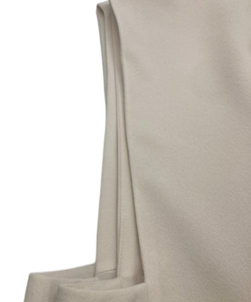 BALLSEY（ボールジィ）BALLSEY (ボールジィ) ドライアムンゼン クルーネックロングジレ ホワイト サイズ:36の古着・服飾アイテム