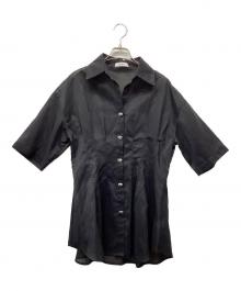 MURRAL（ミューラル）の古着「Monochrome tuck shirt」｜ブラック