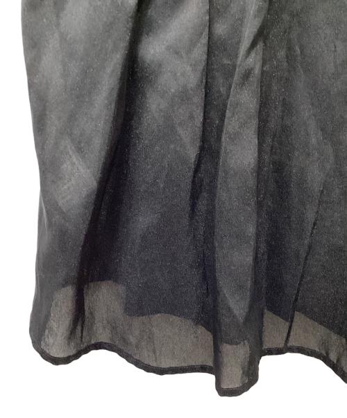 MURRAL（ミューラル）MURRAL (ミューラル) Monochrome tuck shirt ブラック サイズ:Fの古着・服飾アイテム