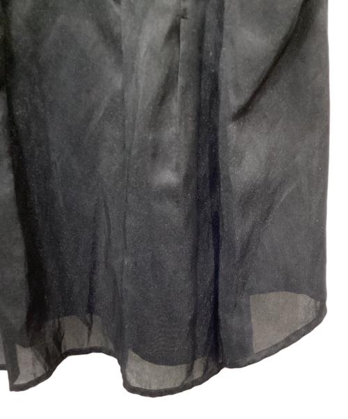 MURRAL（ミューラル）MURRAL (ミューラル) Monochrome tuck shirt ブラック サイズ:Fの古着・服飾アイテム