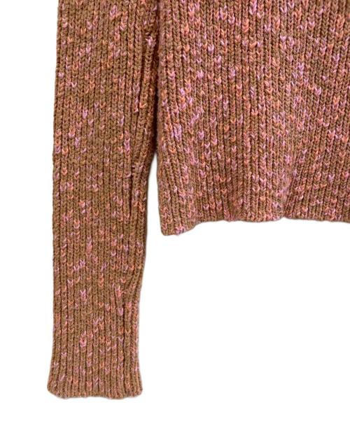 BACCA（バッカ）BACCA (バッカ) コットンメランジェニットカーディガン ベージュ サイズ:Sの古着・服飾アイテム