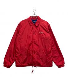POLO RALPH LAUREN（ポロ・ラルフローレン）の古着「NY ステートチャンプ コーチジャケット」｜レッド