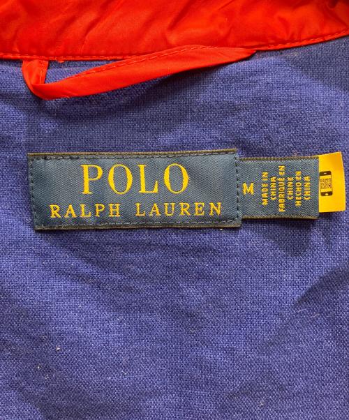 POLO RALPH LAUREN（ポロ・ラルフローレン）POLO RALPH LAUREN (ポロ・ラルフローレン) NY ステートチャンプ コーチジャケット レッド サイズ:Mの古着・服飾アイテム