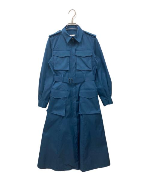Re:poris（レポリス）Re:poris (レポリス) バトルドレス ブルーの古着・服飾アイテム