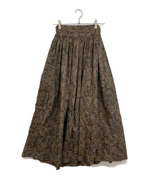 Madder Madder（マダマダ）Madder Madder (マダマダ) 収穫祭のスカート ブラウン サイズ:Freeの古着・服飾アイテム