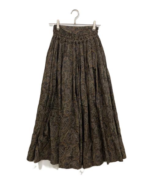 Madder Madder（マダマダ）Madder Madder (マダマダ) 収穫祭のスカート ブラウン サイズ:Freeの古着・服飾アイテム