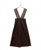 Madder Madderマダマダ）の古着「ジャンパースカート」｜ブラウン