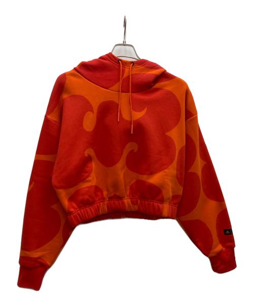adidas（アディダス）adidas (アディダス) marimekko (マリメッコ) クロップフーディ オレンジ サイズ:XL 未使用品の古着・服飾アイテム