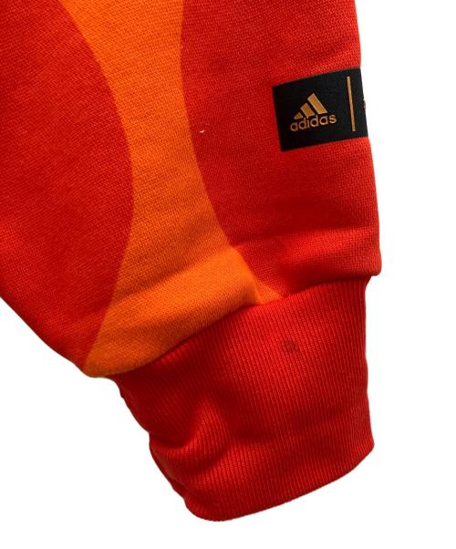 adidas（アディダス）adidas (アディダス) marimekko (マリメッコ) クロップフーディ オレンジ サイズ:XL 未使用品の古着・服飾アイテム
