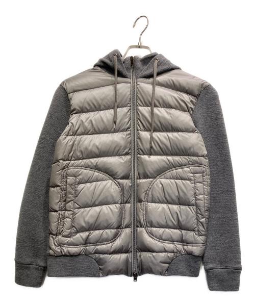 HERNO（ヘルノ）HERNO (ヘルノ) ハイブリッドダウンジャケット グレー サイズ:48の古着・服飾アイテム