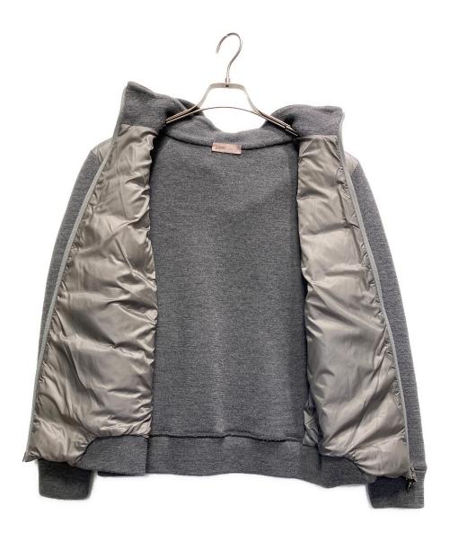 HERNO（ヘルノ）HERNO (ヘルノ) ハイブリッドダウンジャケット グレー サイズ:48の古着・服飾アイテム