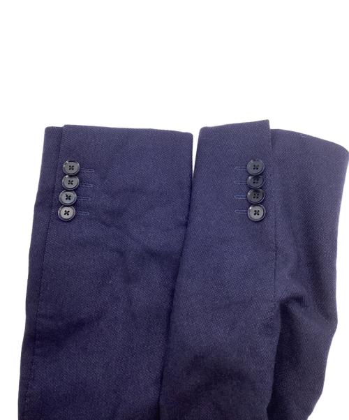 TOMORROW LAND PILGRIM（トゥモローランド ピルグリム）TOMORROW LAND PILGRIM (トゥモローランド ピルグリム) CARLO BARBERA (カルロバルベラ) カシミヤジャージー シングルブレステッド2Bジャケット ネイビー サイズ:46の古着・服飾アイテム