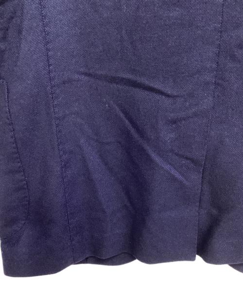 TOMORROW LAND PILGRIM（トゥモローランド ピルグリム）TOMORROW LAND PILGRIM (トゥモローランド ピルグリム) CARLO BARBERA (カルロバルベラ) カシミヤジャージー シングルブレステッド2Bジャケット ネイビー サイズ:46の古着・服飾アイテム