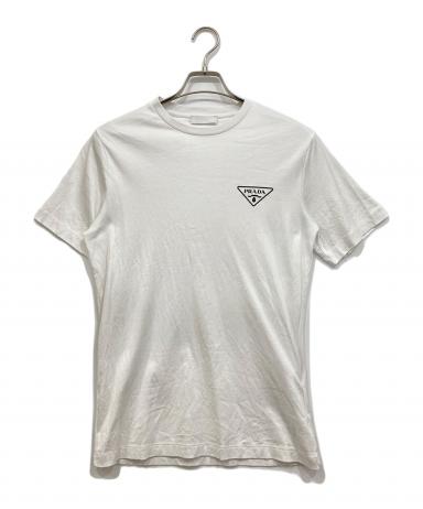 中古・古着通販】PRADA (プラダ) インターロック半袖Tシャツ ホワイト