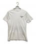 PRADA（プラダ）の古着「インターロック半袖Tシャツ」｜ホワイト