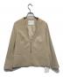 RIVE DROITE（リヴドロワ）の古着「ノーカラージャケット」｜ベージュ
