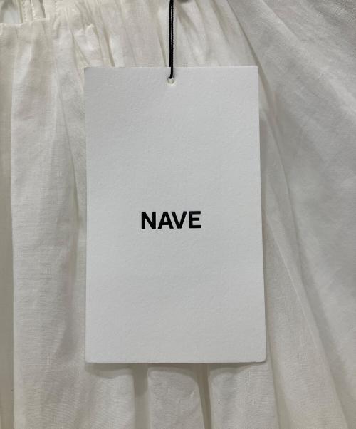 NAVE（ネイブ）NAVE (ネイブ) ギャザーブラウス ホワイト サイズ:1の古着・服飾アイテム