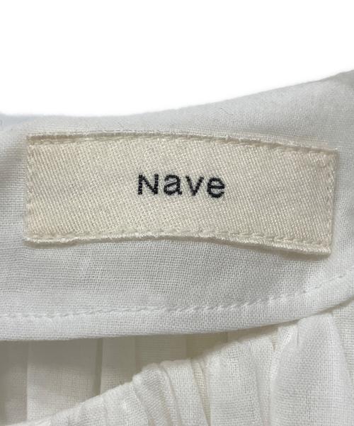 NAVE（ネイブ）NAVE (ネイブ) ギャザーブラウス ホワイト サイズ:1の古着・服飾アイテム