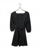 BLUE LABEL CRESTBRIDGEブルーレーベルクレストブリッジ）の古着「ワンピース」｜ブラック