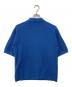 LANVIN (ランバン) DEMON PIQUE POLO COLLAR S/S SWEATER ブルー サイズ:48：6000円