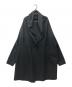 mizuiro-ind（ミズイロインド）の古着「ドレープフードコート」｜ブラック