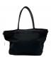 PRADA (プラダ) ロゴジャガードトートバッグ ブラック：27000円