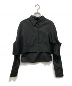 中古・古着通販】CLANE (クラネ) シアー ドルマン シャツ グレー