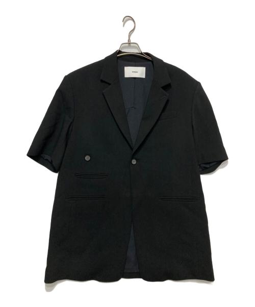 STUDIOUS（ステュディオス）STUDIOUS (ステュディオス) Half Sleeve Tailored Jacket ブラック サイズ:2 未使用品の古着・服飾アイテム