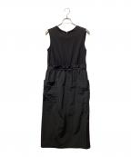 ARPEGE STORYアルページュストーリー）の古着「フラップドッキングワンピース」｜ブラック